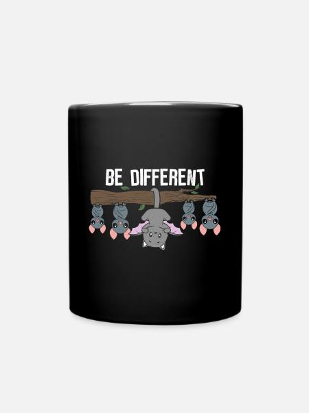 Be different - einzigartig & besonders - Tasse einfarbig - Schwarz