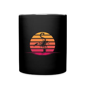Scorpion - Mug uni - noir - Devant