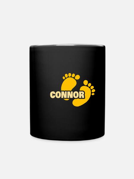 Geburt Connor - Tasse einfarbig - Schwarz