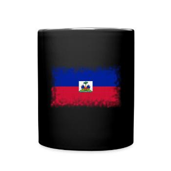 Haiti - Tasse einfarbig - Schwarz - Vorne