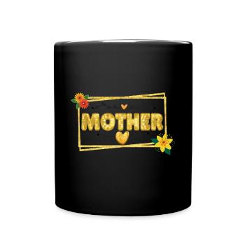 Mom Mum Mother's Day Best Mom in the World - Full Colour Mug - black - Front