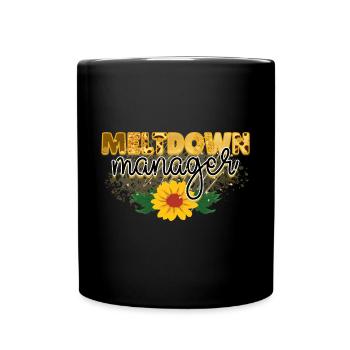 Mom Mum Mother's Day Best Mom in the World - Full Colour Mug - black - Front