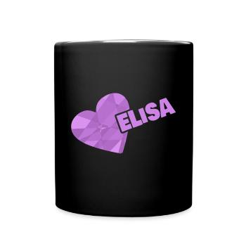 Crown Elisa - Full Colour Mug - black - Front