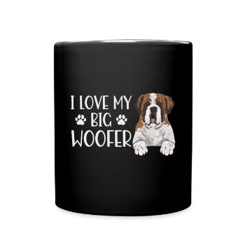 St. Bernard St. Bernard Dog Dog - Full Colour Mug - black - Front