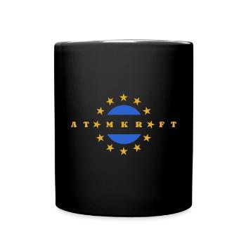Atomkraft Ja Bitte - Pro Kernenergie in Europa - Tasse einfarbig - Schwarz - Vorne