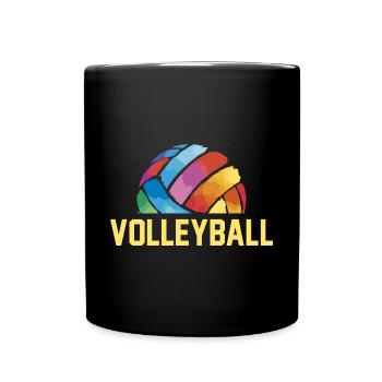 Volleyball - Full Colour Mug - black - Front