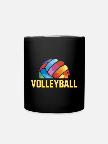Volley-ball - Mug uni - noir