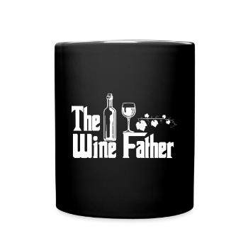 Winzer Wein Spruch für Weinliebhaber - Tasse einfarbig - Schwarz - Vorne