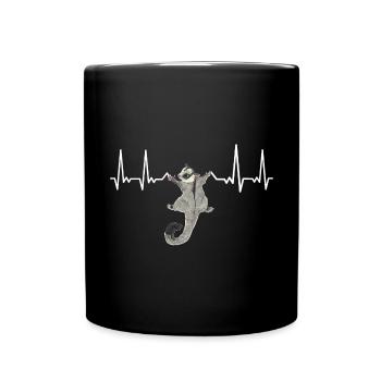 Short-headed glider Sugar Glider - Full Colour Mug - black - Front