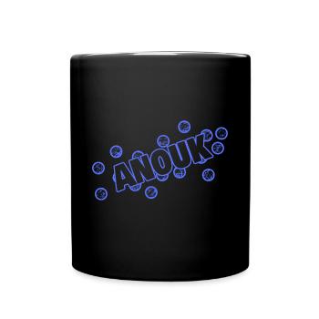 Herzchen für Anouk Liebe Herz - Tasse einfarbig - Schwarz - Vorne