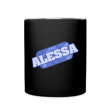 Cadeau pour Alessa - Mug uni - noir - Devant
