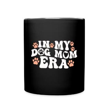 À l’ère de ma maman de chien pour les mamans de chien - Mug uni - noir - Devant
