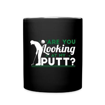 Golfer Humor Golfing Golf Club - Tasse einfarbig - Schwarz - Vorne