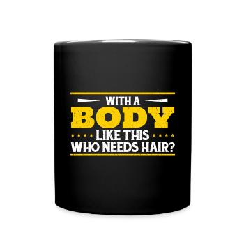 Dad Joke Quote Dad Sarcastic Saying - Full Colour Mug - black - Front