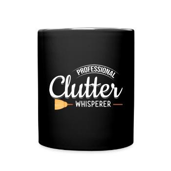 Domestic help, cleaner, housekeeper - Full Colour Mug - black - Front
