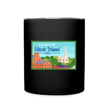 Rhode Island Fil-Am Design pour Proud Pinoys - Mug uni - noir - Devant