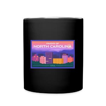 North Carolina Fil-Am Design für stolze Pinoys - Tasse einfarbig - Schwarz - Vorne