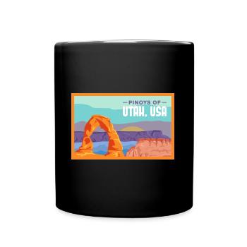 Design Fil-Am de l’Utah pour les fiers Pinoys - Mug uni - noir - Devant