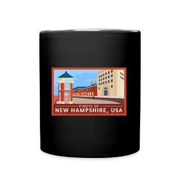 Design Fil-Am du New Hampshire pour les fiers Pinoys - Mug uni - noir - Devant