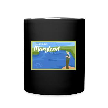 Maryland Fil-Am design pour les fiers Pinoys - Mug uni - noir - Devant
