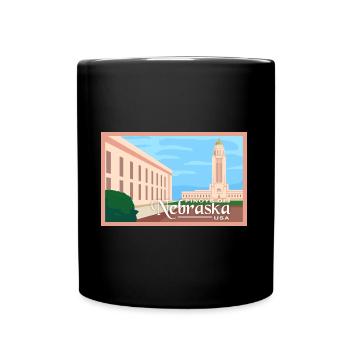 Nebraska Fil-Am Design pour les fiers Pinoys - Mug uni - noir - Devant
