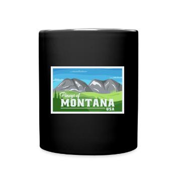 Montana Fil-Am Design pour les fiers Pinoys - Mug uni - noir - Devant