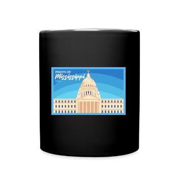 Mississippi Fil-Am design pour les fiers Pinoys - Mug uni - noir - Devant
