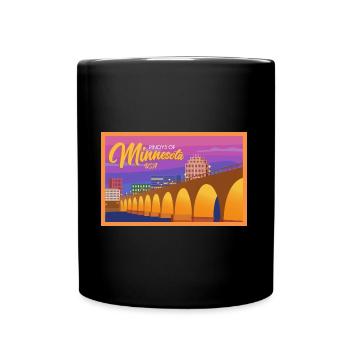 Minnesota Fil-Am Design pour Proud Pinoys - Mug uni - noir - Devant