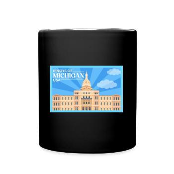 Michigan Fil-Am Design für stolze Pinoys - Tasse einfarbig - Schwarz - Vorne