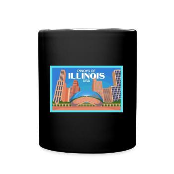 Illinois Fil-Am Design pour les fiers Pinoys - Mug uni - noir - Devant