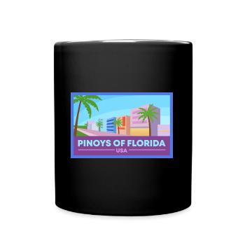 Design Florida Fil-Am pour les fiers Pinoys - Mug uni - noir - Devant