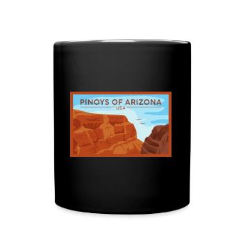 Conception Arizona Fil-Am pour Proud Pinoys - Mug uni - noir - Devant