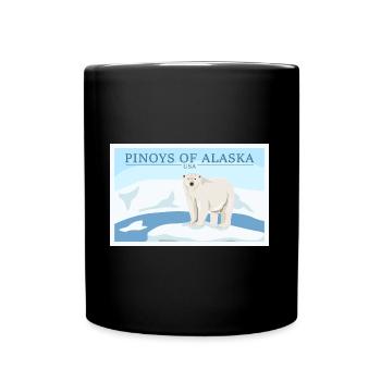 Alaska Fil-Am design pour les fiers Pinoys - Mug uni - noir - Devant