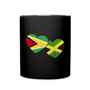 Guyana Flag Guyanese Guyana - Full Colour Mug - black - Front