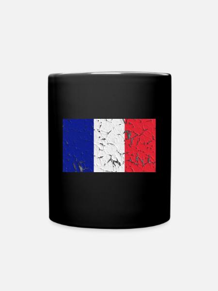 Land Mayotte - Tasse einfarbig - Schwarz