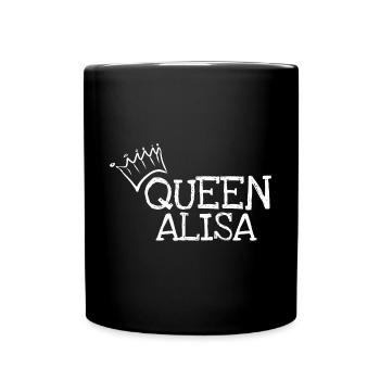 First name Alisa - Full Colour Mug - black - Front
