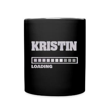 Kristin - Mug uni - noir - Devant