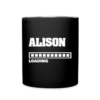 Baby Alison - Full Colour Mug - black - Front