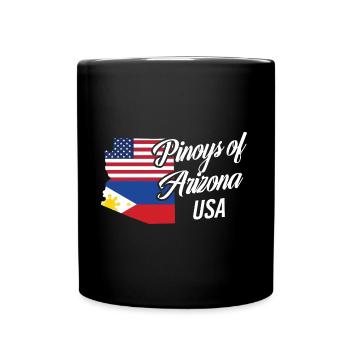 Filipinos of Arizona Design für stolze Fil-Ams - Tasse einfarbig - Schwarz - Vorne
