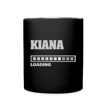 Cadeau pour Kiana - Mug uni - noir - Devant