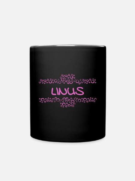 Prénom Linus - Mug uni - noir