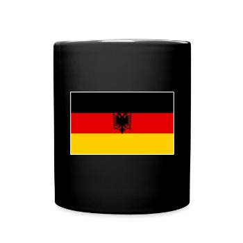 Albanian Flag Albanian Eagle Shqiponja - Full Colour Mug - black - Front