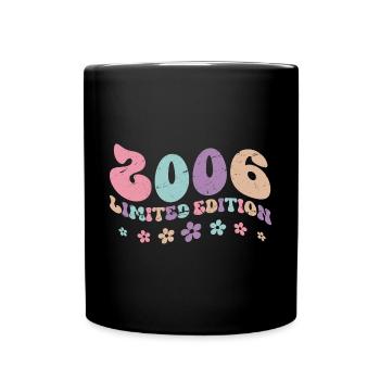 18e anniversaire 2006 Année de naissance - Mug uni - noir - Devant
