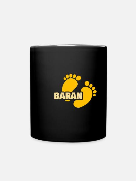 Geschenk für Baran - Tasse einfarbig - Schwarz