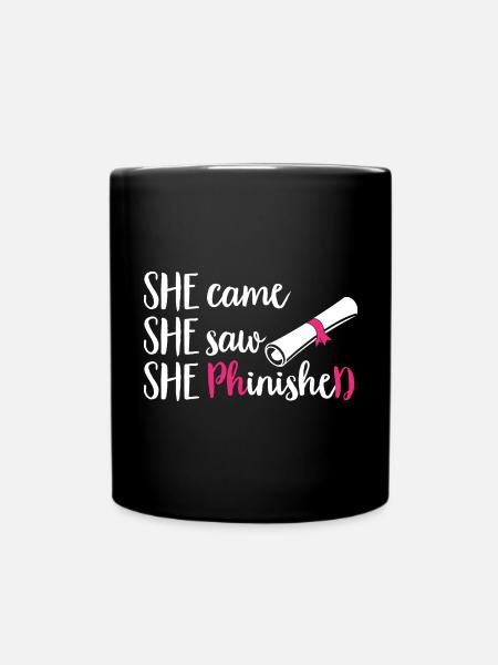 Doctorat Doctorat Doctorat Doctorat - Mug uni - noir