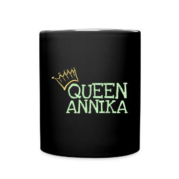 Annika comme prénom - Mug uni - noir - Devant