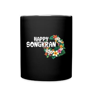 Happy SongCrane Fest Thailand - Full Colour Mug - black - Front