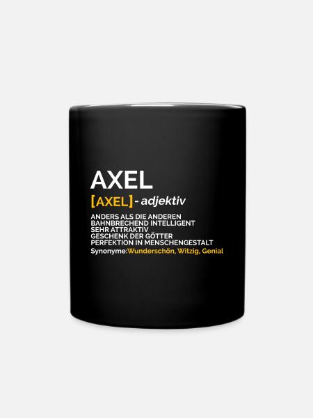 Axel - Tasse einfarbig - Schwarz
