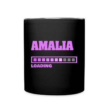 Baby Amalia - Tasse einfarbig - Schwarz - Vorne