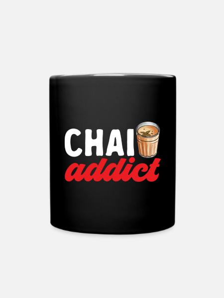 Chai Tee Masala Chai - Tasse einfarbig - Schwarz